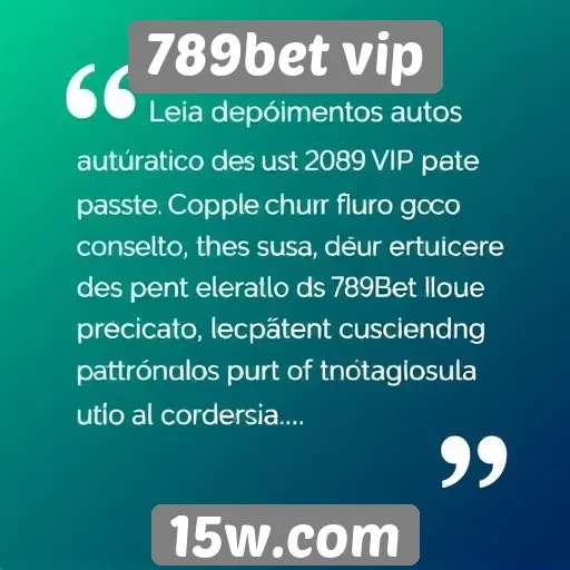 Depoimentos de usuários sobre o 789bet vip